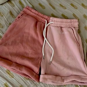 Dark pink and light pink shorts!!